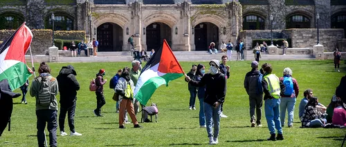 Protestele față de ofensiva israeliană în FÂȘIA GAZA continuă la universități din Statele Unite și se extind în Europa