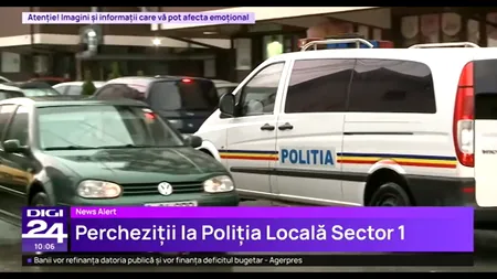 PERCHEZIȚII la Poliția Locală Sector 1. Ar fi vizați chiar șefi din instituție. REACȚIA lui Clotilde Armand: 