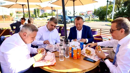 Marcel Ciolacu, scos la un burger de colegii de partid: ”La sfârșitul unei zile pline”