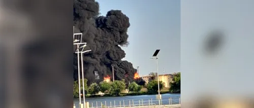 VIDEO | Forțele ruse au bombardat portul ucrainean Chilia Nouă. Atacurile, filmate de pe teritoriul României