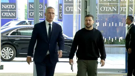 VIDEO | Zelenski a mers într-o vizită surpriză la Bruxelles pentru a obține sprijinul aliaților NATO/ SUA a anunțat un ajutor de 200 mil. de dolari