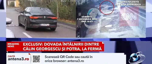 Dovezile întâlnirii de la herghelia din Ciolpani: Mașinile lui Călin Georgescu, Horațiu Potra și Eugen Sechila, filmate de camerele de supraveghere