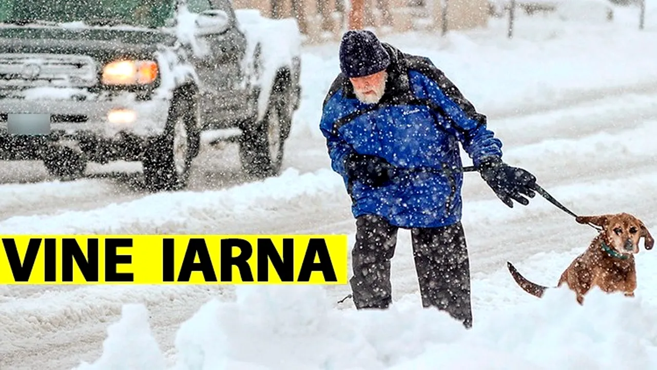 Cod galben de lapoviță și vânt puternic, în opt județe / Vremea în Capitală