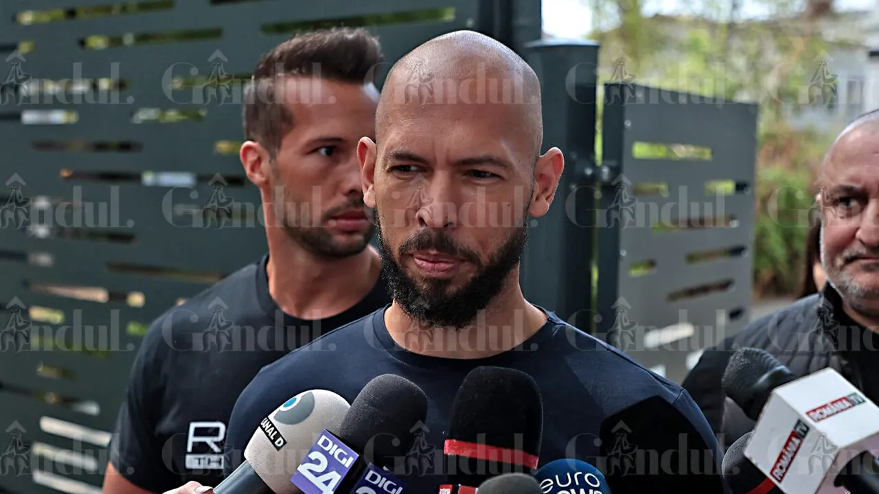 Frații TATE au ajuns AZI la Poliția din Voluntari. Imaginea scandaloasă prin care se apără de acuzațiile de viol