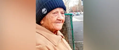 UPDATE - Bătrâna de 95 de ani, dispărută de la locuința sa din sectorul 3, a fost găsită