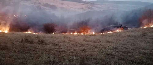 Comuna în care incendiile de vegetație ar putea fi urmărite cu drona. Măsuri inedite propuse de un primar disperat