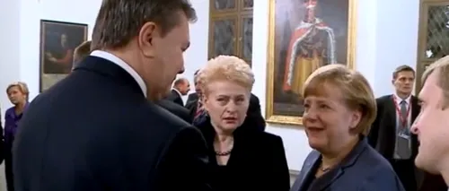VIDEO: Președintele Ucrainei, mustrat de liderii europeni după eșecul Vilnius. Merkel: „Ne așteptam la mai mult