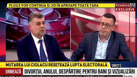 Marcel CIOLACU merge cu Gabriela FIREA la CÂȘTIG/Cât despre medicul CÎRSTOIU...nu mă puteam acoperi de ridicol