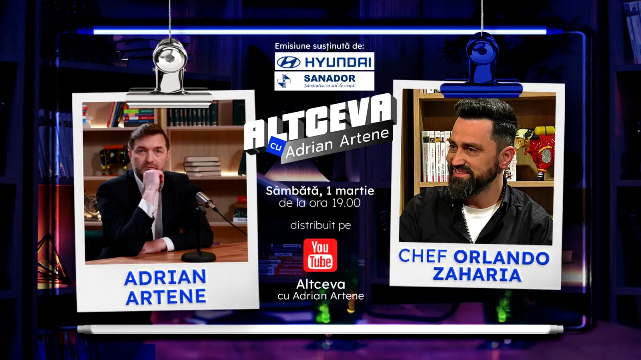 Chef Orlando Zaharia de la „Chefi la cuțite”, secrete și povești spuse la „Altceva cu Adrian Artene”