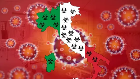 Italia intră în lockdown regional: Cinci zone vizate până pe 3 decembrie