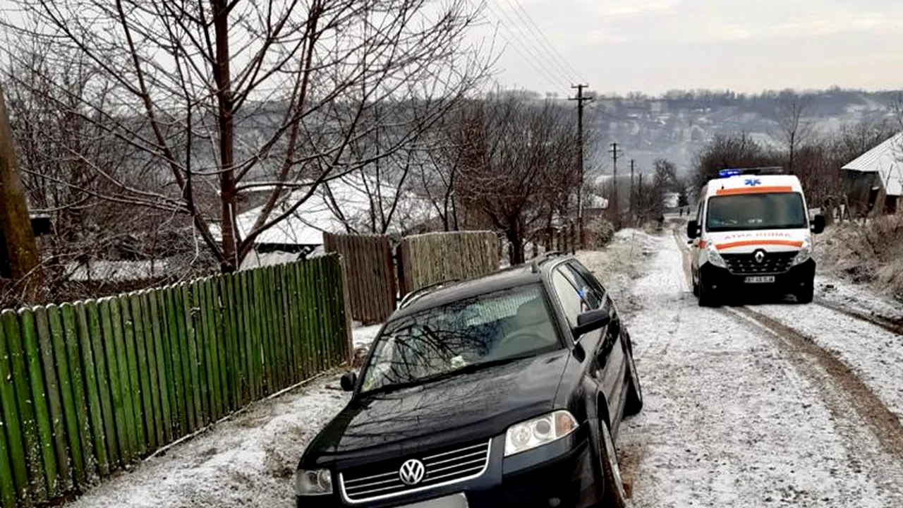 Sfârșit tragic. Un bărbat din Botoșani a murit strivit de propria mașină. Poliția a deschis o anchetă | FOTO