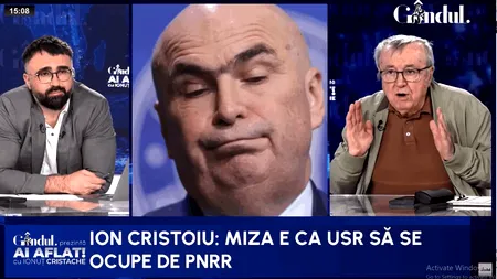 Teatru pe jaloanele PNRR. Cristoiu: Suntem victimele unei manipulări uriașe din partea sistemului și a Cotroceniului