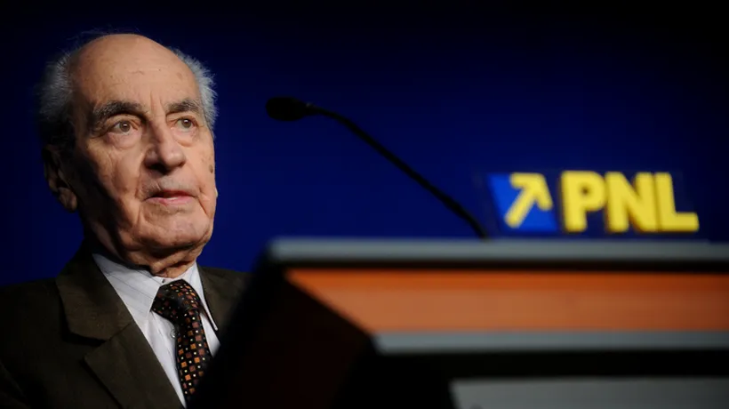 Mircea Ionescu Quintus, la împlinirea a 97 de ani: pentru PNL este mai bine să fim în opoziție, ne întărim mai mult