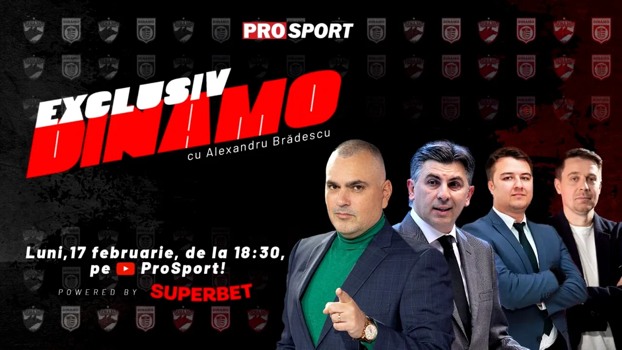 „EXCLUSIV DINAMO” vine cu primele imagini cu noul stadion! Ionuț Lupescu, Ionuț Popa și jurnalistul Cătălin Mureșanu, în studio LIVE de la ora 18.30