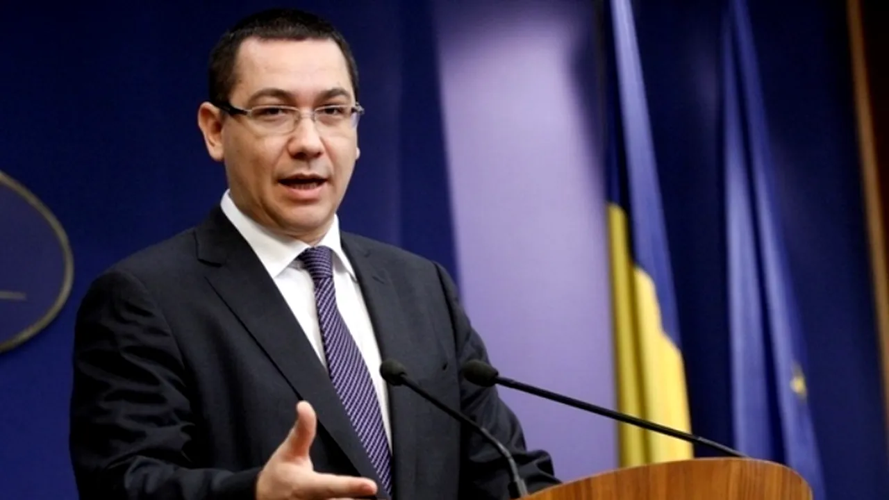 Victor Ponta: Părinții aleg unde se va ține clasa pregătitoare 