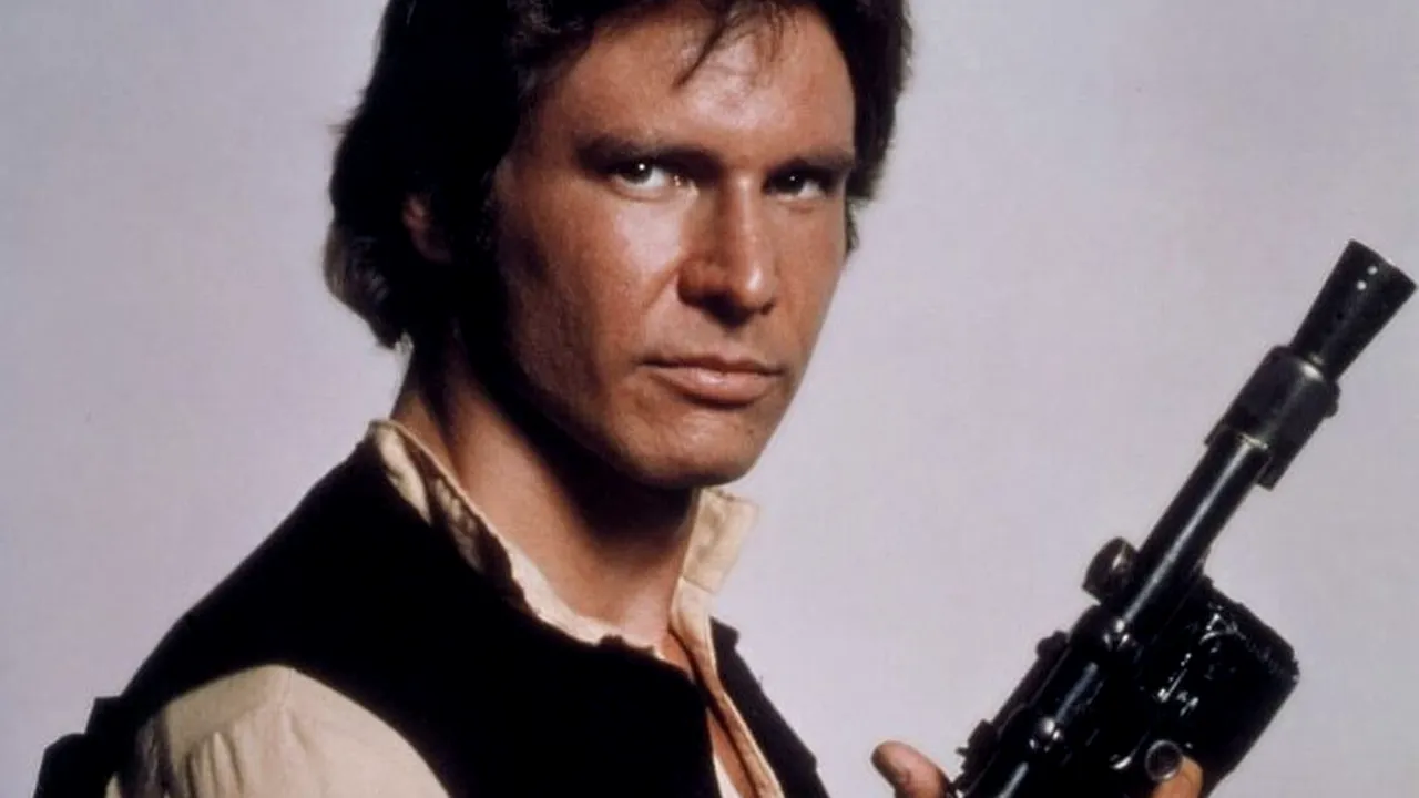 O armă a celebrului Han Solo, din 