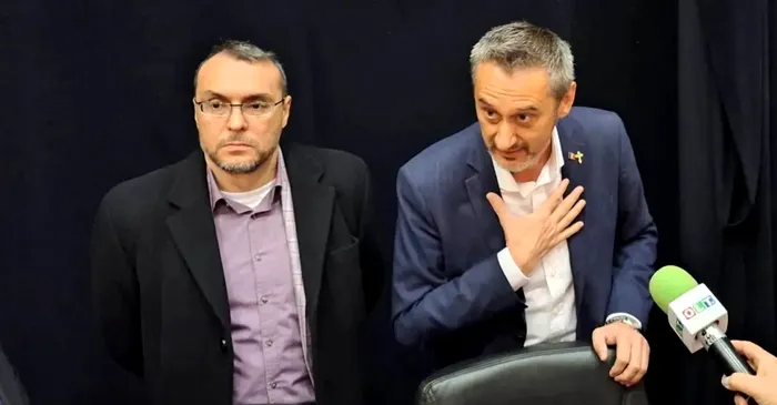 Ion Mihai Idita și Mario de Mezzo. 