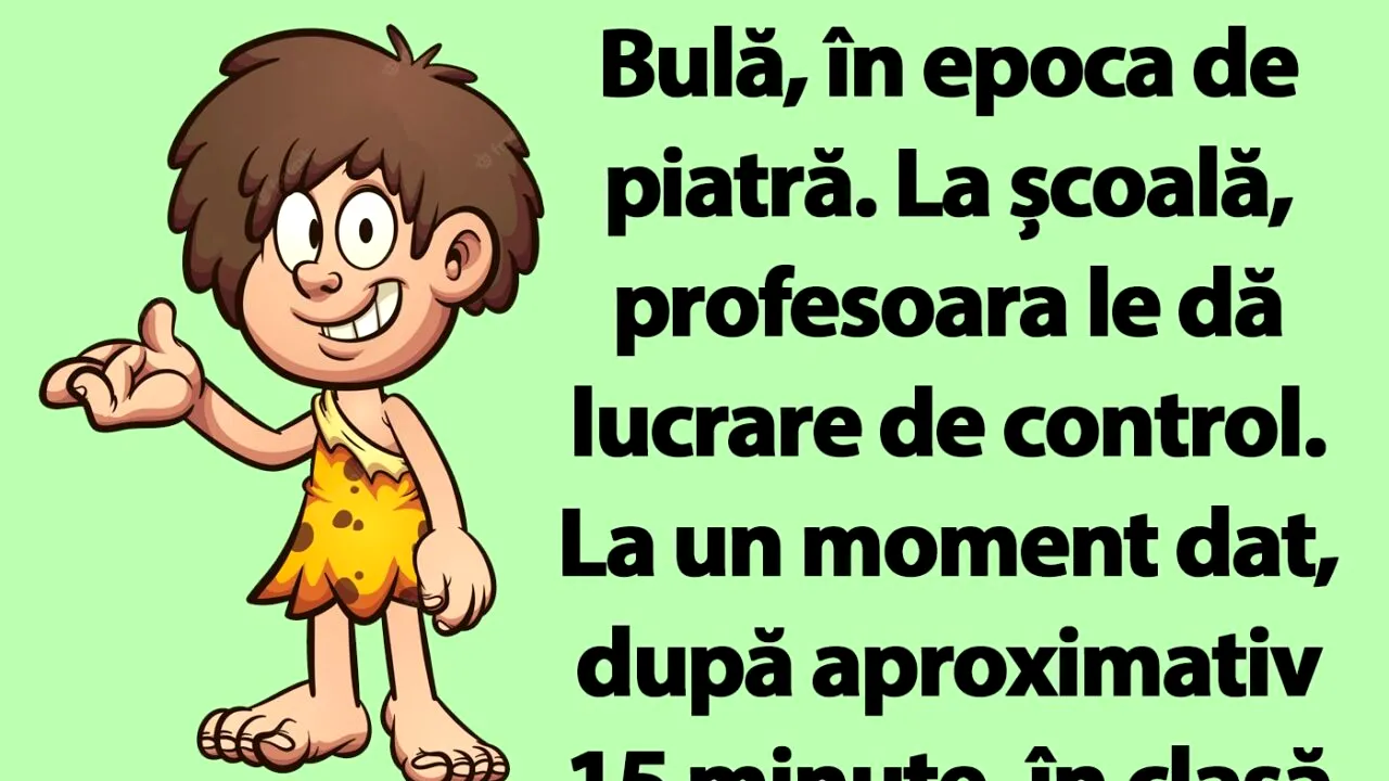 BANC | Bulă, în epoca de piatră