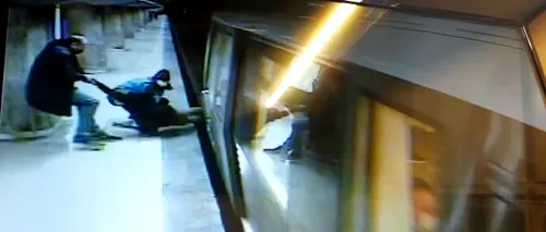Video absolut șocant, la metrou, la Dristor! O fată a sărit pe șine și a fost salvată în ultima fracțiune de secundă de către doi călători!