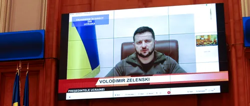 VIDEO | Volodimir Zelenski, discurs în Parlamentul României: „Poporul nostru nu poate fi distrus și omorât”