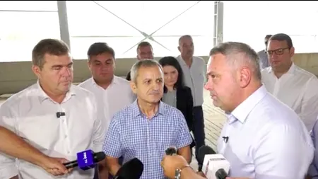 Florin Barbu, în vizită la o fermă de porci de 9,2 MILIOANE de euro: ,,90% din finanțare, de la ministerul Agriculturii