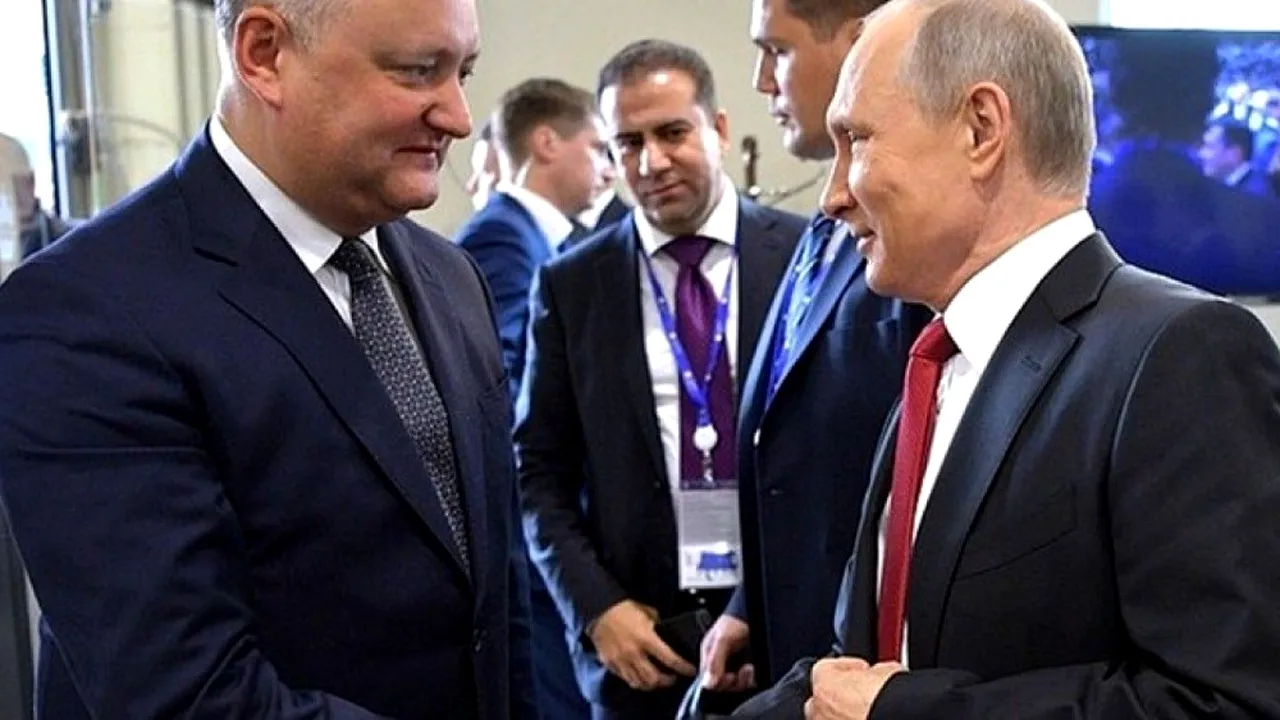 Igor Dodon se laudă cu prietenia lui Putin și l-a invitat la Chișinău