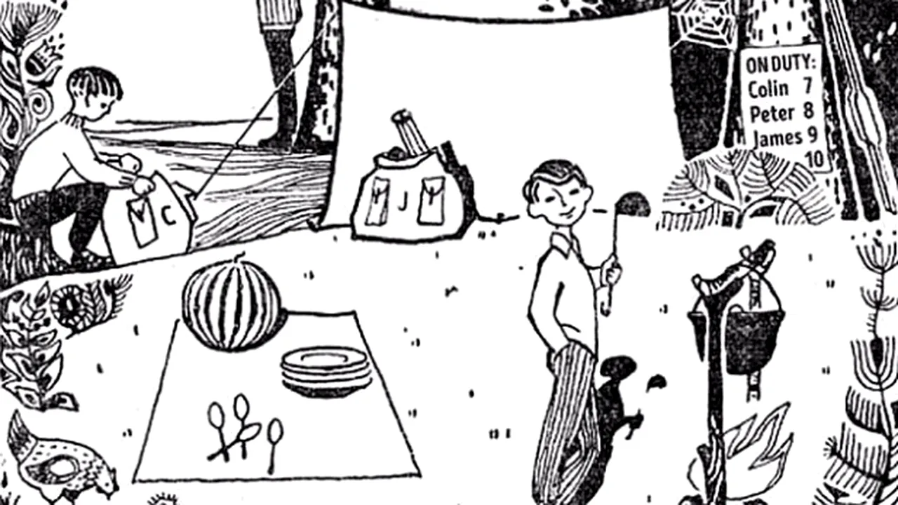 Testul zilei: câte persoane sunt în acest camping?