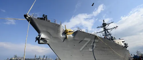 Distrugătorul american USS Donald Cook sosește în Marea Neagră