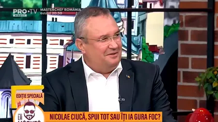 Pe cine ar vota Nicolae CIUCĂ, dacă nu ar avea voie să se aleagă pe sine. „Pe Marcel CIOLACU, pentru că doar noi intrăm în TURUL DOI”