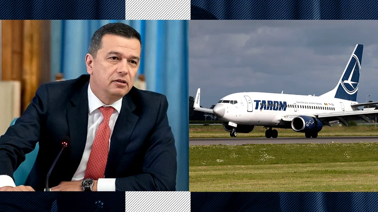 Mai multe curse TAROM, anulate. Reacția ministrului Sorin Grindeanu: Am solicitat managementului TAROM să ia urgent măsuri!