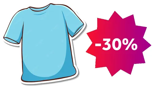 TEST IQ | Dacă un magazin reduce prețul unui tricou cu 30%, cu ce procent trebuie scumpit apoi, pentru a ajunge la prețul inițial?