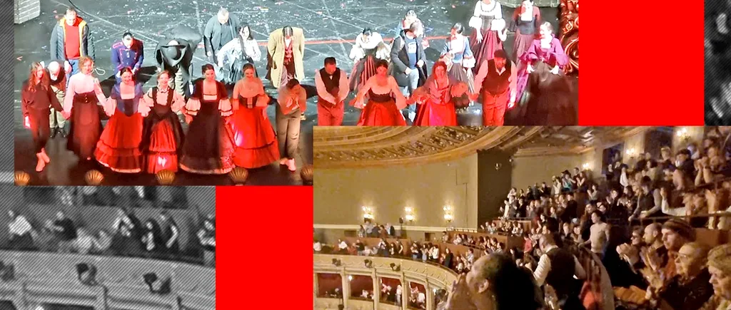 VIDEO| Record de spectatori la ultima repetiție ”Fantoma de la Operă”. Oamenii au stat pe scări, pe holuri și în picioare pentru a asista la spectacol