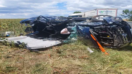 FOTO | Accident rutier grav pe DN 51A, în județul Teleorman. Un bărbat a decedat, iar alte trei persoane au ajuns la spital