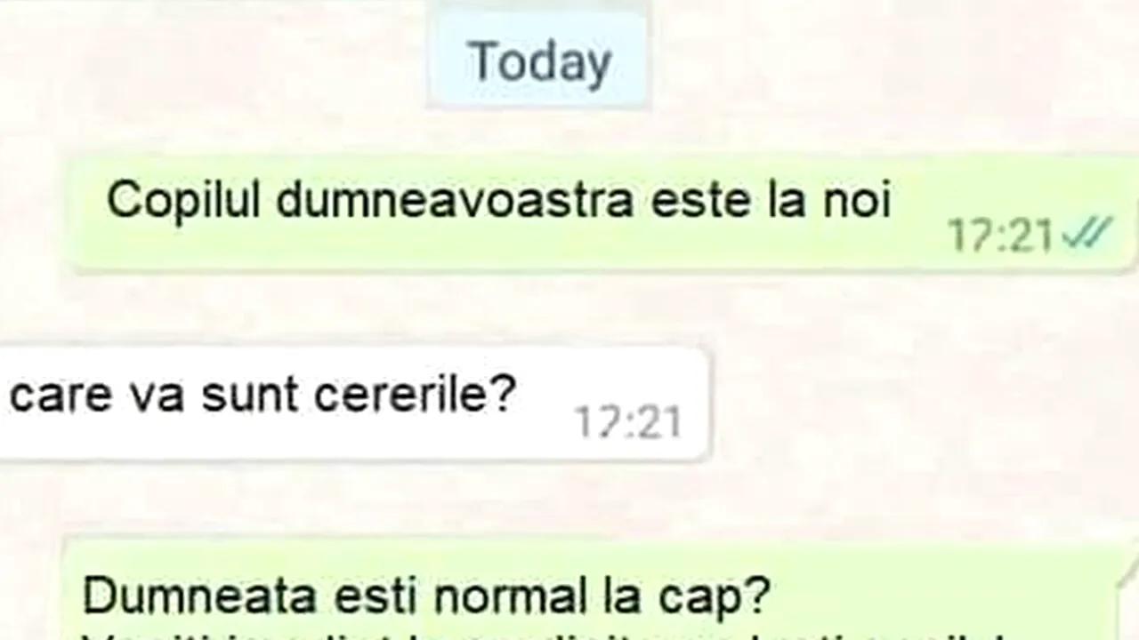 BANCUL de duminică | „Copilul dumneavoastră este la noi”