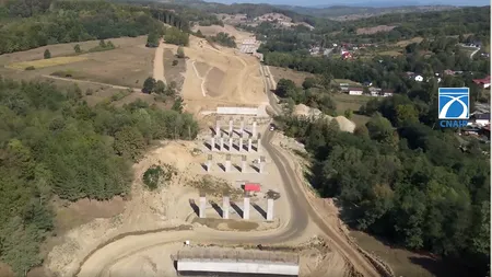 VEȘTI excelente pentru șoferi! Stadiul fizic al lucrărilor pentru Autostrada Sibiu-Pitești, aproape de jumătate. Mobilizare impresionantă pe șantier
