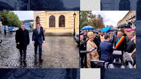 Nicușor Dan, prezent la funeraliile Cardinalului Lucian Mureșan de la Blaj: „Trăim niște momente în care lumea pare că și-a pierdut REPERELE”