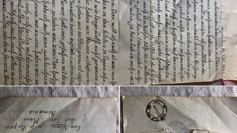 Scrisoare livrată după 76 de ani! Ce i-a scris un prizonier de RĂZBOI soției sale din Viscri