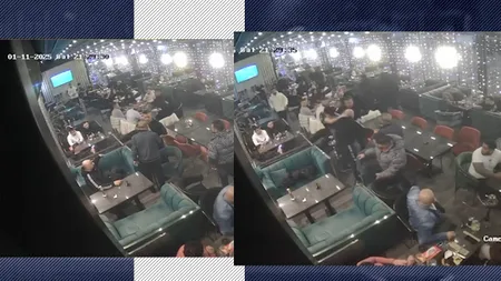 BĂTAIE ca în filme într-o cafenea de lux de pe Bulevardul Decebal. Scandalul a fost declanșat de șeful „hoților acrobați”