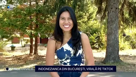 O tânără din Indonezia s-a mutat definitiv în România și a devenit populară pe TikTok. Călătorește, cântă și gătește preparate tradiționale românești
