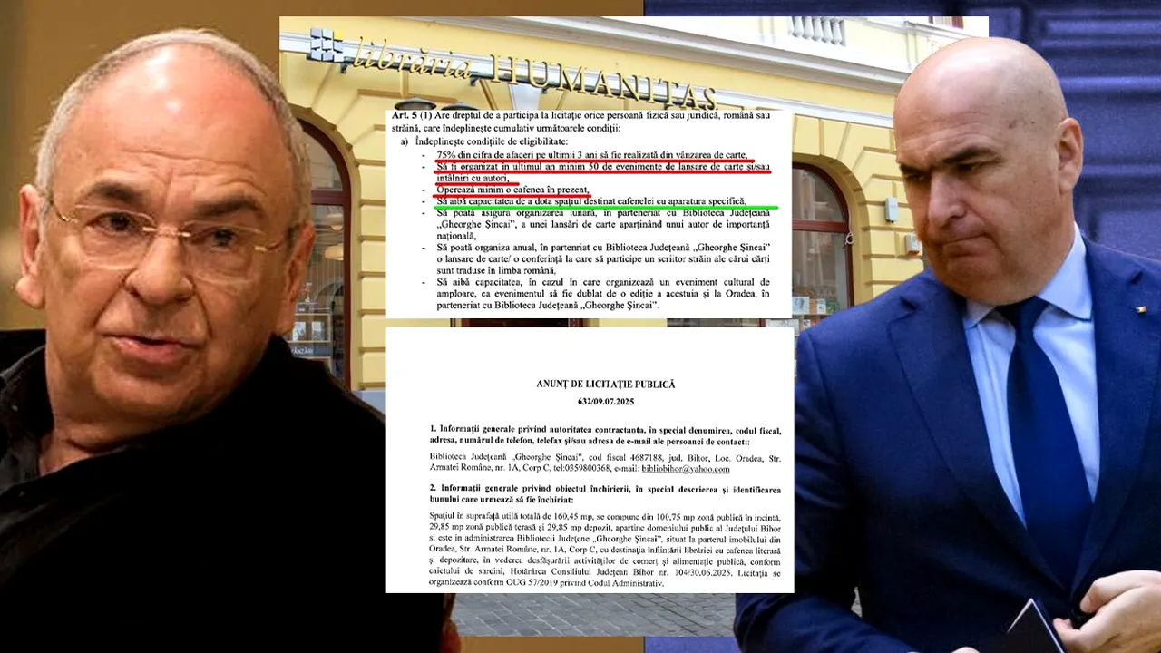 Patrick André de Hillerin DEZVĂLUIE de ce-l laudă Liiceanu pe Bolojan. Filosoful a primit spațiu pentru o librărie Humanitas în Oradea