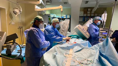EXCLUSIV. Pacient cu infarct devastator salvat printr-o intervenție de excepție, la Institutul Inimii din Capitală, de echipa medicului Dan Deleanu. Ce presupune intervenția (FOTO)