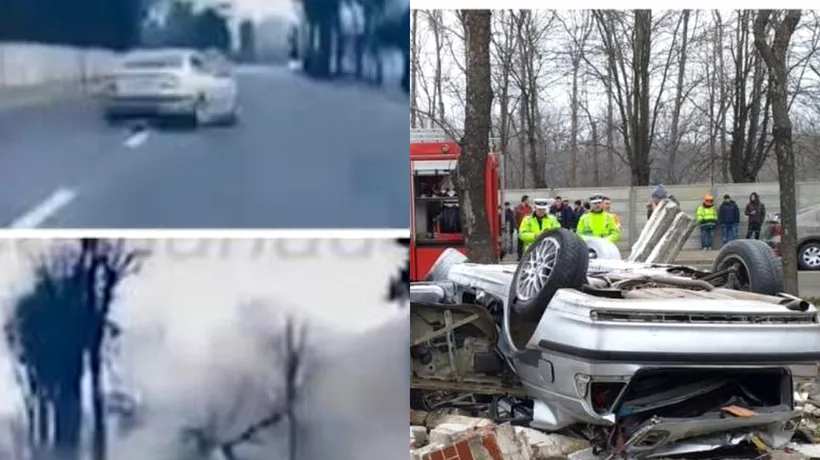 Bogdan și Dănuț și-au pierdut viața într-un groaznic accident rutier. Momentul în care BMW-ul în care se aflau s-a izbit de zidul unei unități militare a fost filmat – VIDEO cu puternic impact emoțional