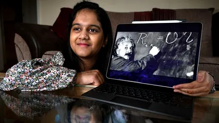 Are doar 12 ani, dar l-a depășit pe Einstein! CINE ESTE copila cu un IQ de 162