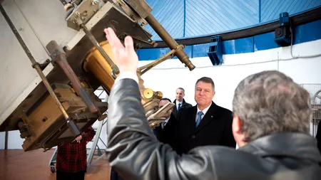 Prezența-surpriză din timpul vizitei lui Iohannis la Institutul Astronomic