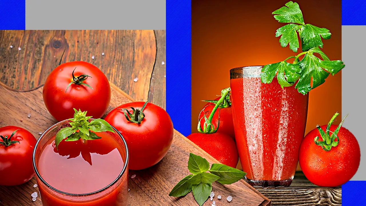 Sucul de ROȘII, o băutură înviorătoare, sănătoasă și bună la gust. Cum se prepară și ce beneficii are pentru sănătate