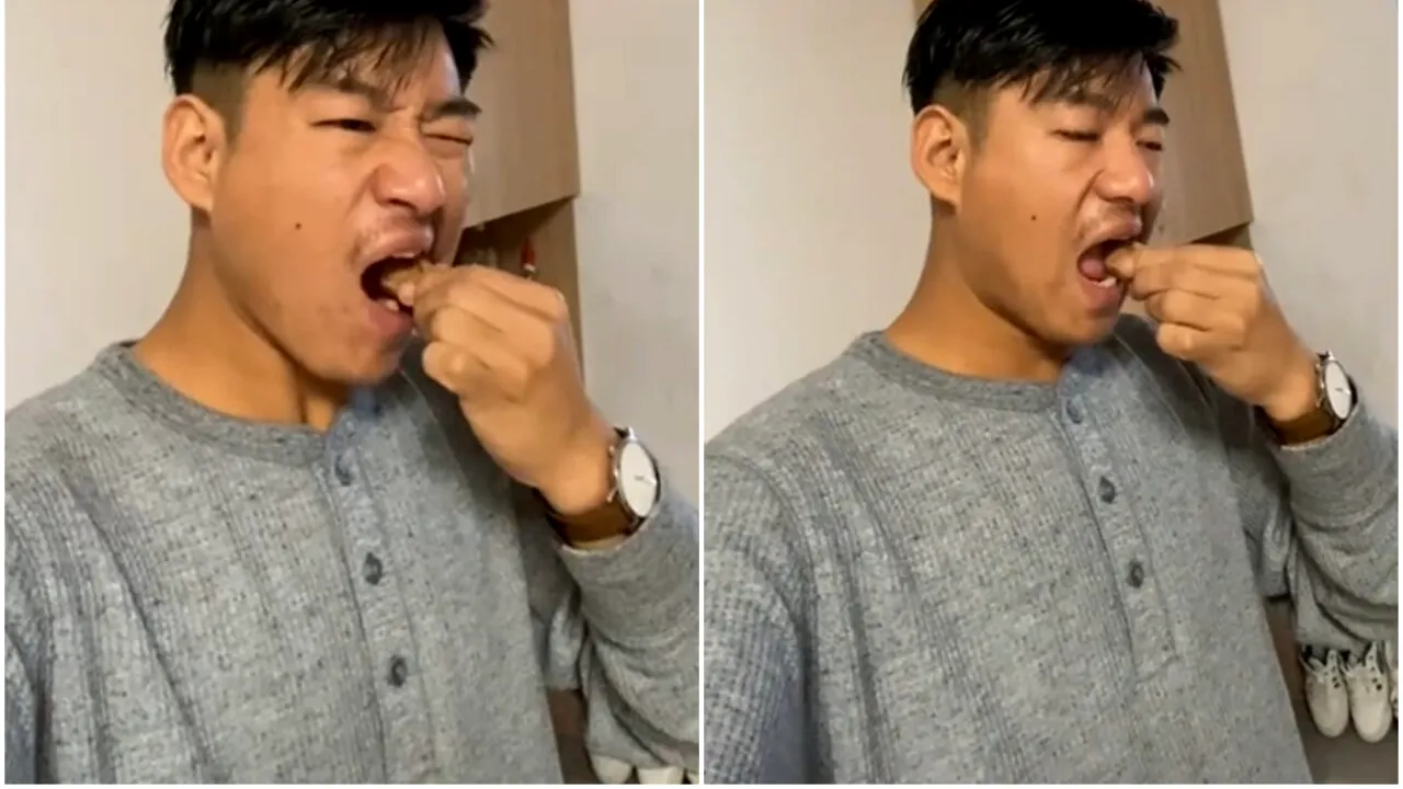 Nepalezul care a devenit viral pe TikTok. A încercat să spargă o nucă între dinți: „Nu faceți asta acasă”