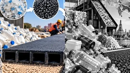În 2021, China a construit primul drum din plastic din 6.000 de sticle de lapte. Cum au devenit deșeurile materiale pentru pavaj