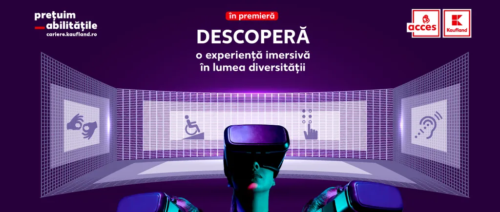 Kaufland România celebrează incluziunea persoanelor cu dizabilități printr-o experiență imersivă în lumea diversității, alături de MINA