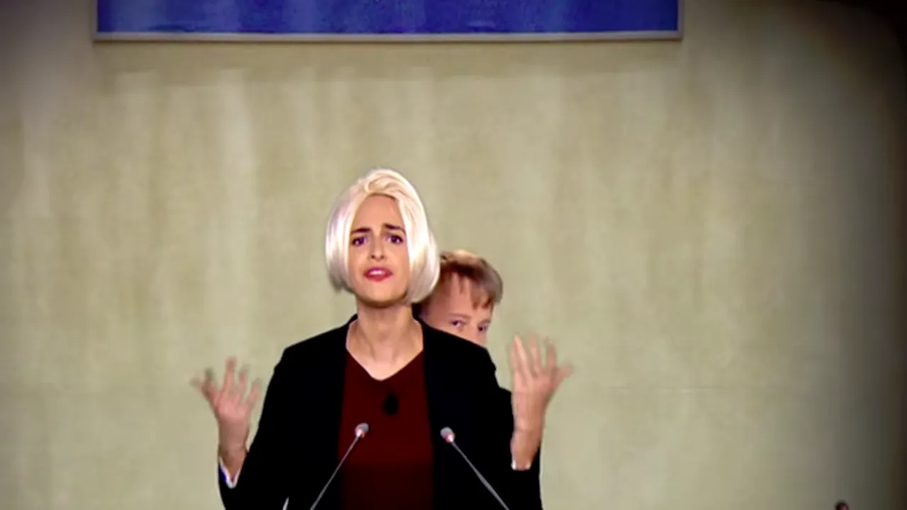 Dăncilă și Dragnea, COLOMBINĂ și BUFON. Premierul și liderul PSD, ȚINTA unei emisiuni de satiră din Franța
