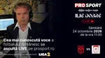 Ilie Dobre comentează LIVE pe ProSport.ro meciul C.S. Dinamo București – S.C. Popești Leordeni, sâmbătă, 24 octombrie 2026, de la ora 11:00